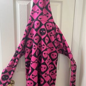 Abbey Dawn | Other | Super Rare Abbey Dawn Pink Skull Devil Horn Hoodie |  Poshmark